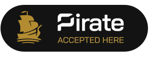 Pirate Chain (ARRR) Accepted here button